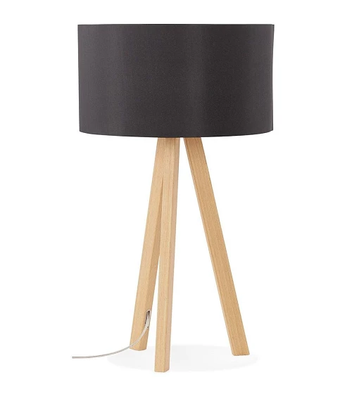 Lampe de table scandinave Trivet Mini noir