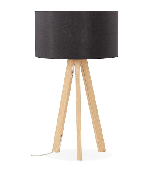 Lampe de table scandinave Trivet Mini noir