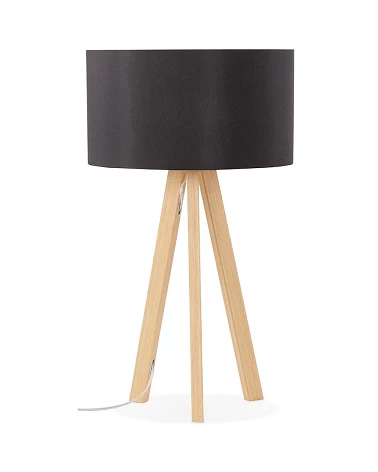 Lampe de table scandinave Trivet Mini noir