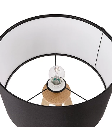 Lampe de table scandinave Trivet Mini noir