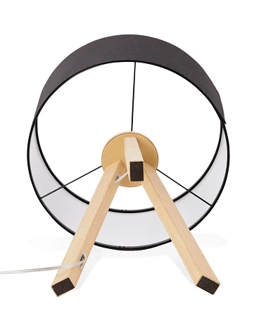 Lampe de table scandinave Trivet Mini noir