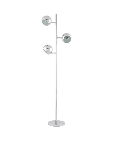 Lampadaire design GLOBUS metal chrome