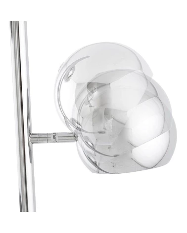 Lampadaire design GLOBUS metal chrome