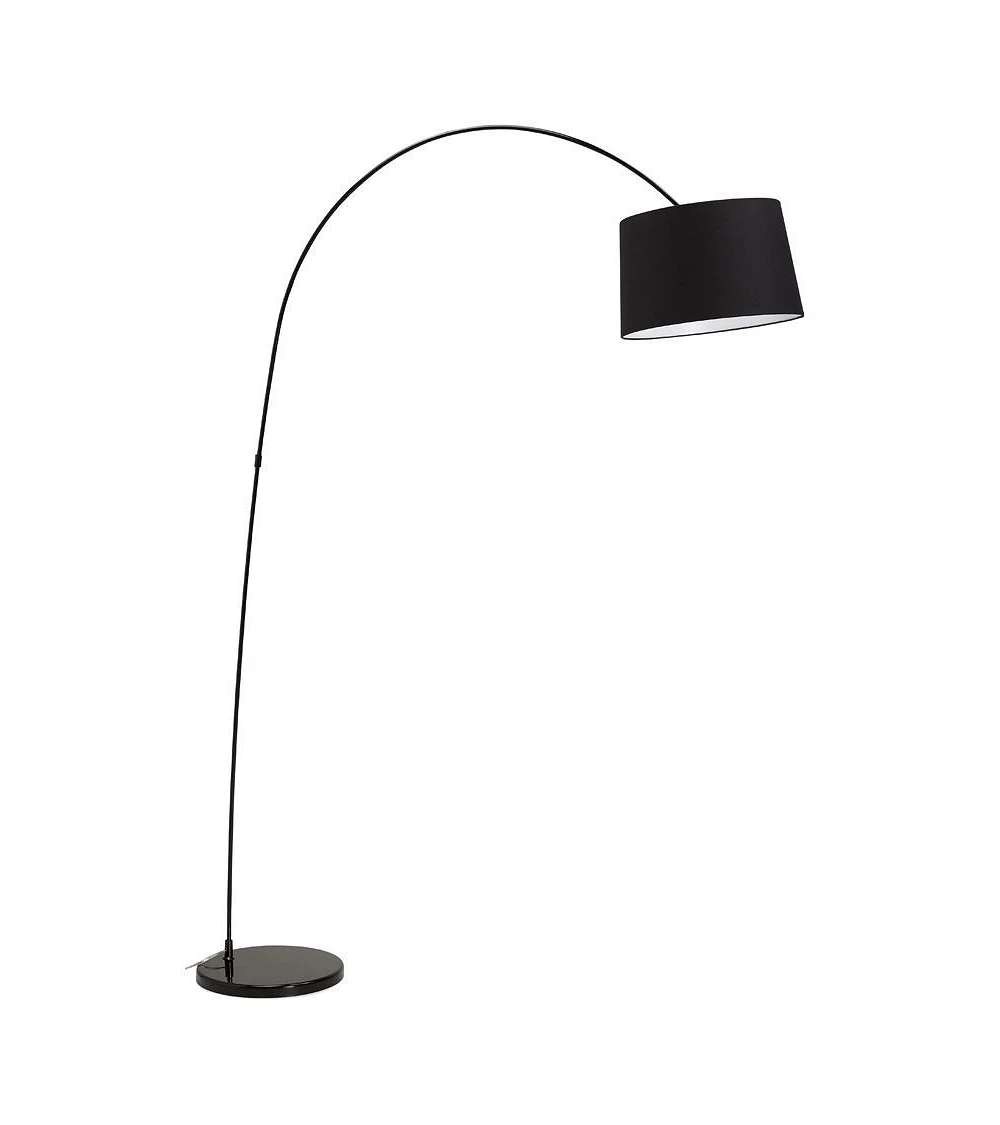 Lampadaire design Arc Kaiser metal Noir