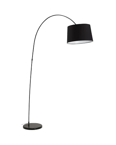 Lampadaire design Arc Kaiser metal Noir