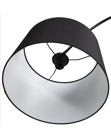 Lampadaire design Arc Kaiser metal Noir