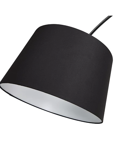 Lampadaire design Arc Kaiser metal Noir