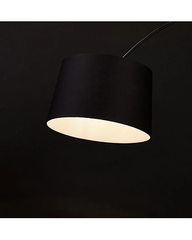 Lampadaire design Arc Kaiser metal Noir