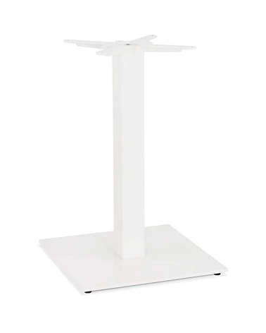 Pied pour table 73 cm Fonte texturée blanche