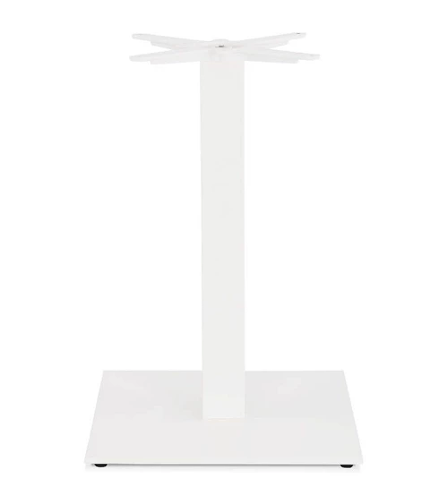 Pied pour table 73 cm Fonte texturée blanche