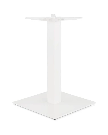 Pied pour table 73 cm Fonte texturée blanche