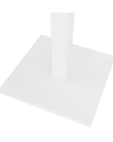 Pied pour table 73 cm Fonte texturée blanche