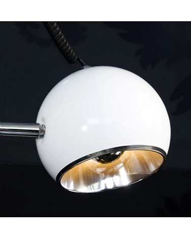 Lampe de table Moon metal blanc