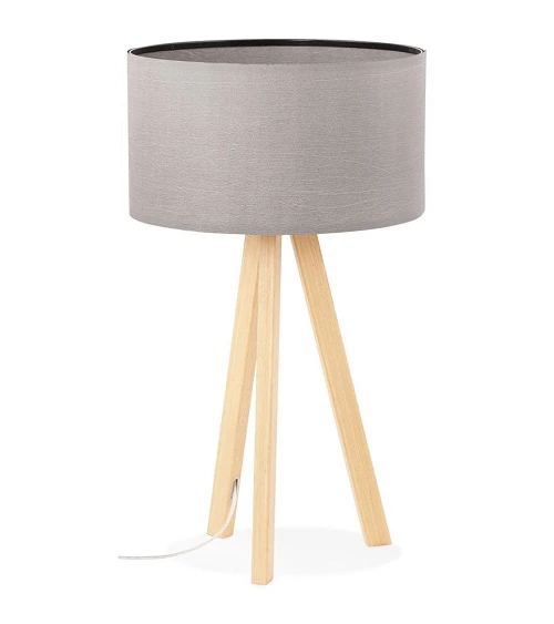 Lampe de table scandinave Trivet Mini Grise