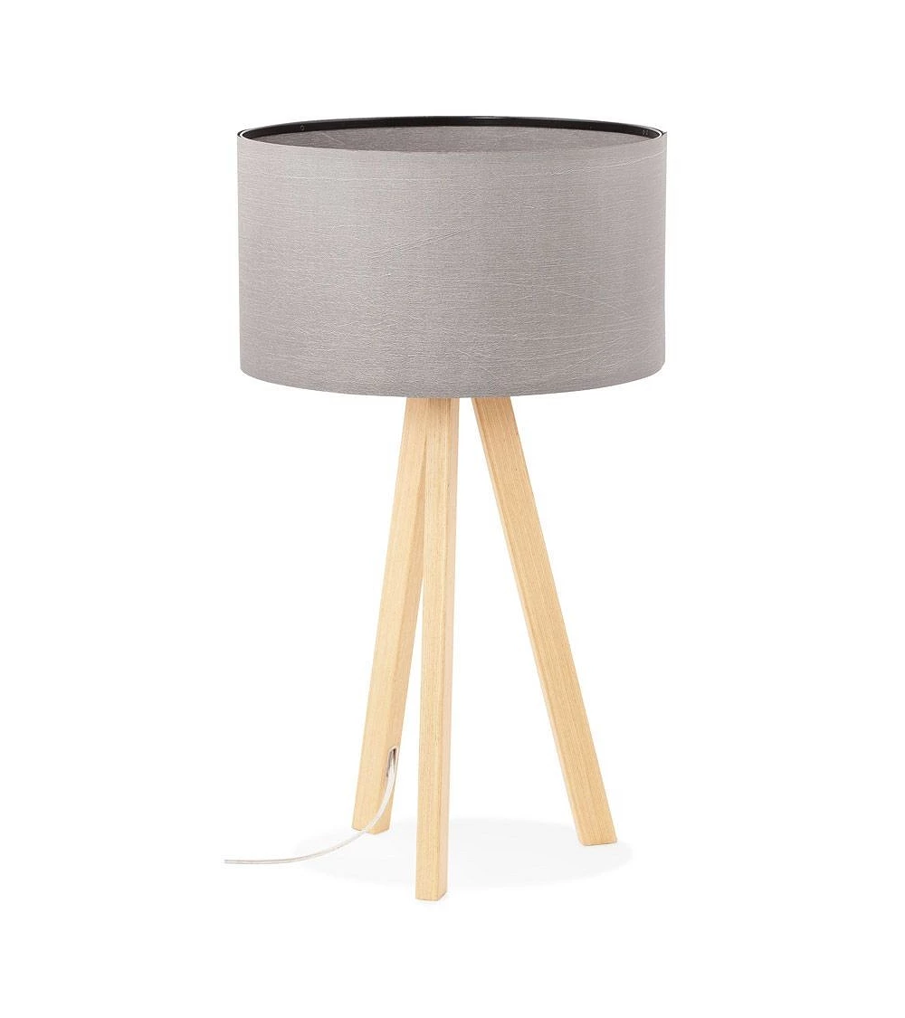 Lampe de table scandinave Trivet Mini Grise