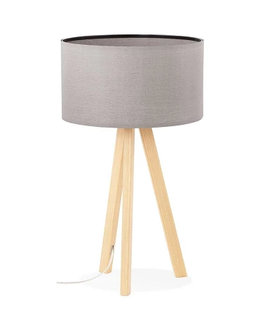 Lampe de table scandinave Trivet Mini Grise