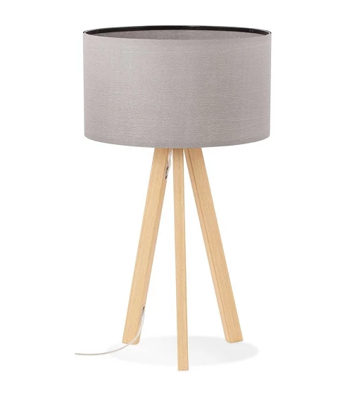 Lampe de table scandinave Trivet Mini Grise