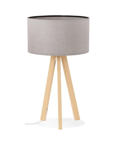 Lampe de table scandinave Trivet Mini Grise