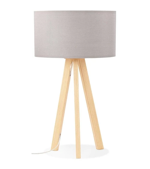 Lampe de table scandinave Trivet Mini Grise