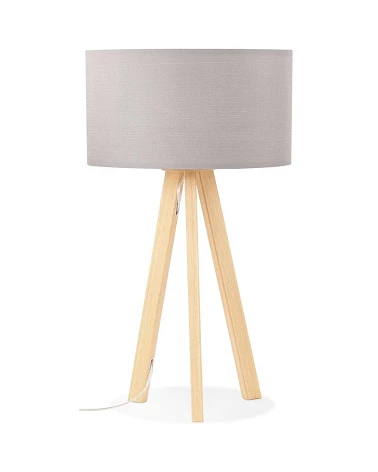 Lampe de table scandinave Trivet Mini Grise