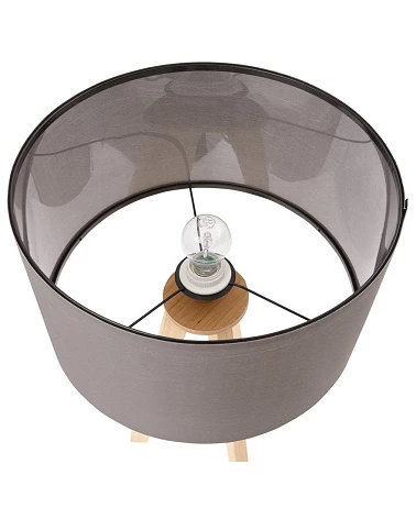 Lampe de table scandinave Trivet Mini Grise