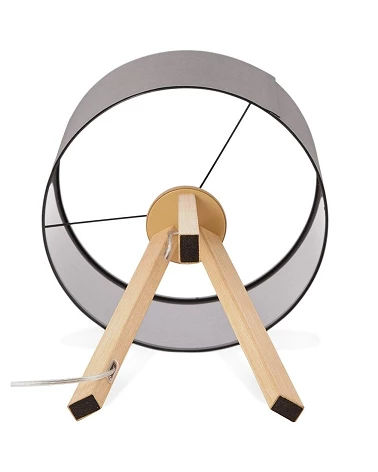 Lampe de table scandinave Trivet Mini Grise