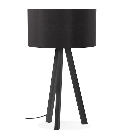 Lampe de table scandinave Trivet Mini métal Noir