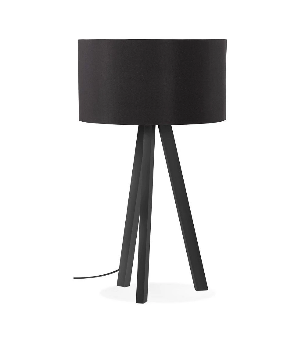 Lampe de table scandinave Trivet Mini métal Noir