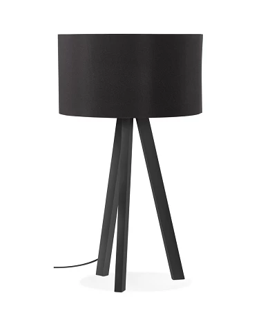 Lampe de table scandinave Trivet Mini métal Noir