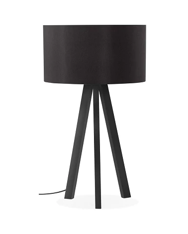 Lampe de table scandinave Trivet Mini métal Noir