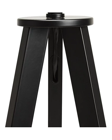 Lampe de table scandinave Trivet Mini métal Noir