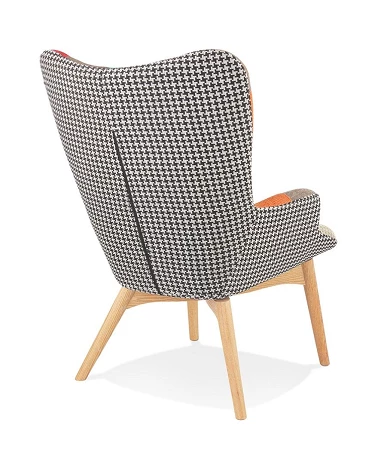 Fauteuil scandinave Bergere DAISY Patchwork