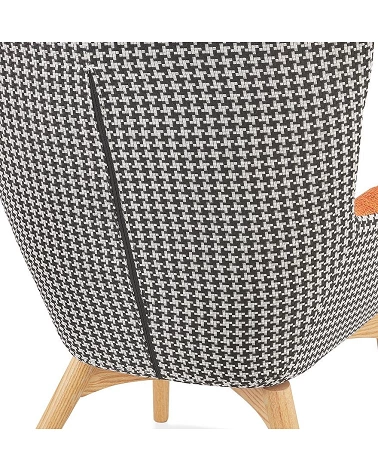 Fauteuil scandinave Bergere DAISY Patchwork