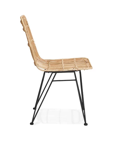 Chaise design Manifik Rotin Naturel