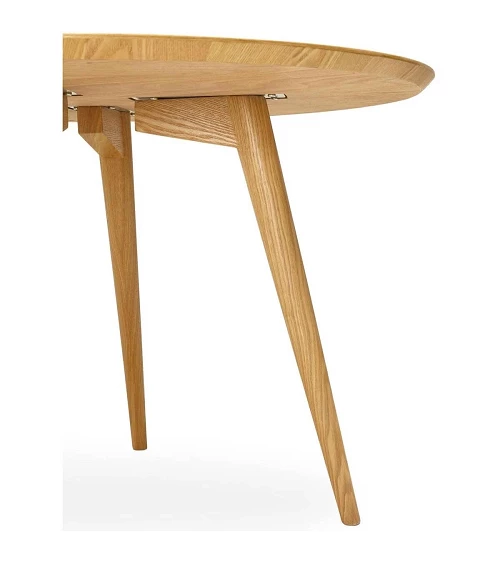 Table ronde 120 cm Janet Bois Frêne