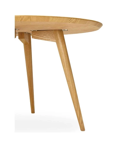 Table ronde 120 cm Janet Bois Frêne