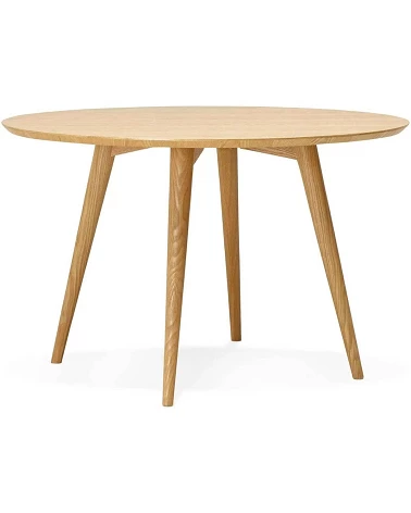 Table ronde 120 cm Janet Bois Frêne