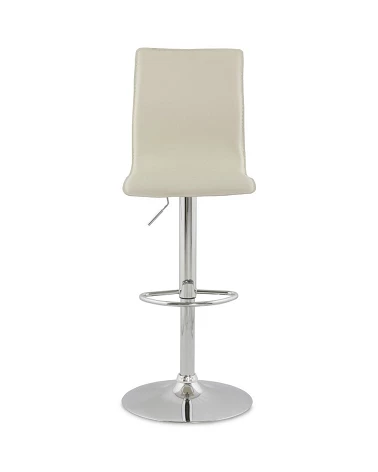 Tabouret de bar SOHO simili cuir Creme