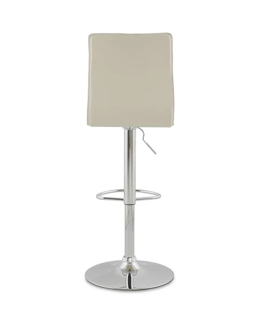 Tabouret de bar SOHO simili cuir Creme