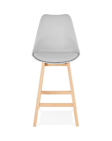 Tabouret de bar bois APRIL MINI poly Gris