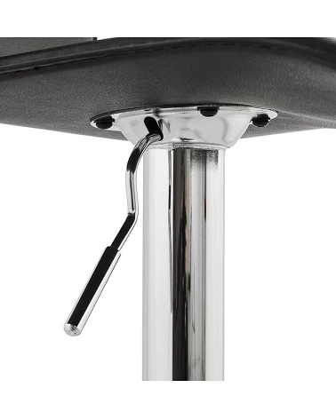 Tabouret de bar SOHO simili cuir Noir