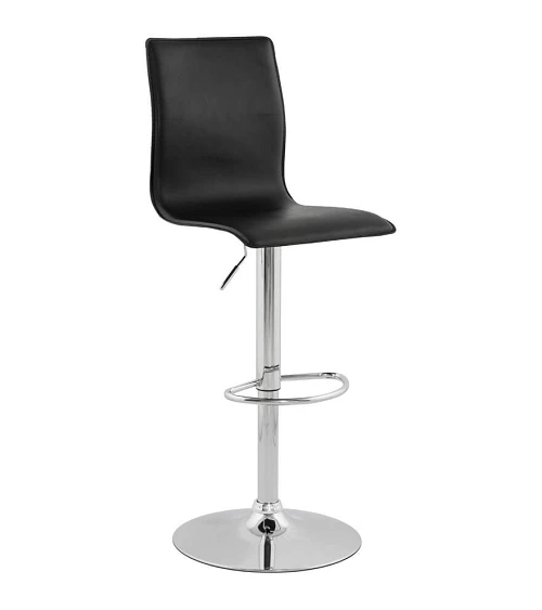 Tabouret de bar SOHO simili cuir Noir