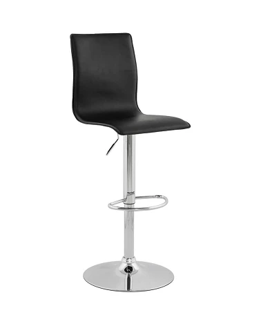 Tabouret de bar SOHO simili cuir Noir