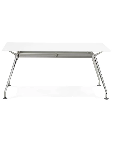 Bureau Design 160 KRUSH Verre Blanc