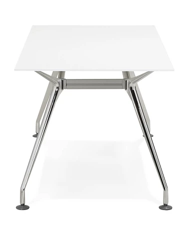 Bureau Design 160 KRUSH Verre Blanc