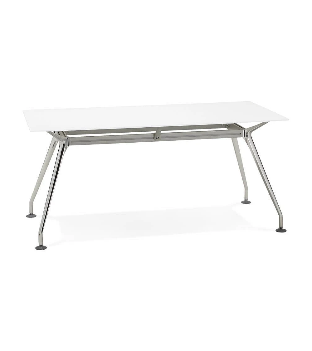 Bureau Design 160 KRUSH Verre Blanc