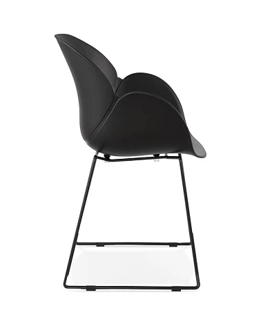 Chaise design ROYAN Poly Noir