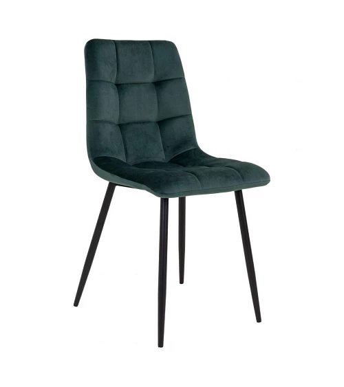 Chaise scandinave Middelfart microfibre Vert Foncé