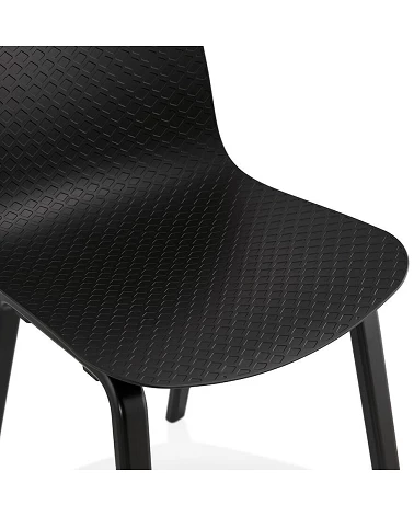 Chaise design MONARK Poly Noir