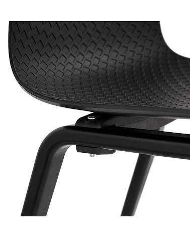 Chaise design MONARK Poly Noir